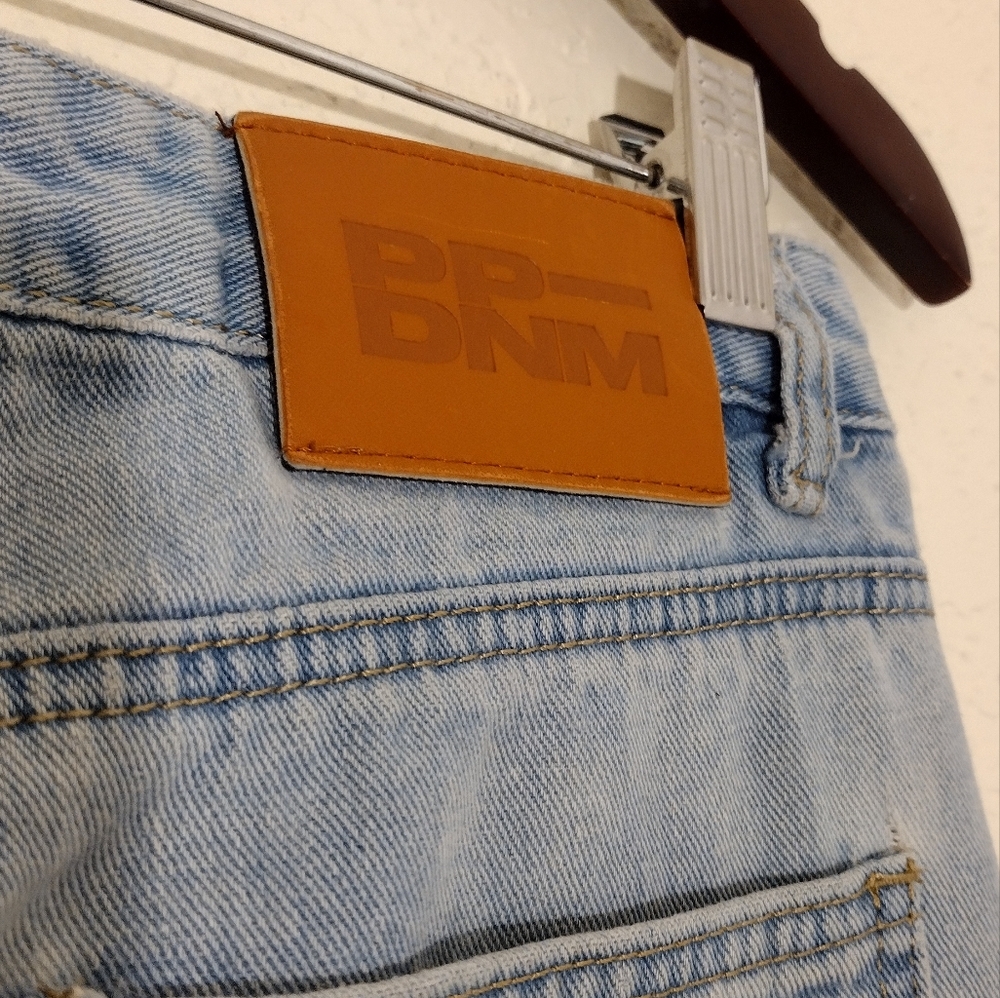 Princess Polly Olbia Wide Leg Distressed Denim Jeans - Picture 7 of 8